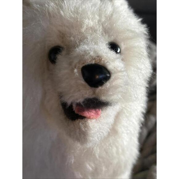 DAKIN Pillow Pets White Husky Dog Rare Vintage 1977 With Tags Plush Collectible - Picture 2 of 7